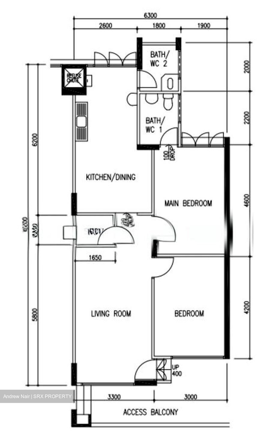 Blk 611 Clementi West Street 1 (Clementi), HDB 3 Rooms #515289181